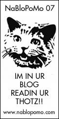 NaBloPoMo: National Blog Posting Month
